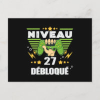 Cadeau 27 ans Anniversaire Gamer Niveau 27