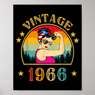 Cadeau 60ste verjaardag 60 jaar oud voor vrouwen R Poster