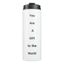Cadeau aan de Wereld Thermische Tumbler