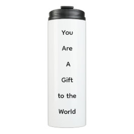 Cadeau aan de Wereld Thermische Tumbler Thermosbeker