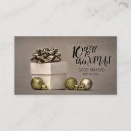 CADEAU AAN KLANTEN KORTINGSKAARTJE