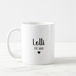 Cadeau aankondiging zwangerschap Lolli oma Koffiemok