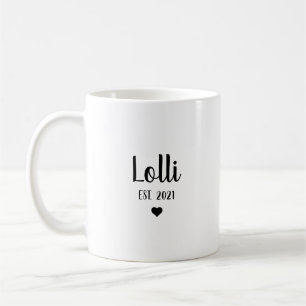 Cadeau aankondiging zwangerschap Lolli oma Koffiemok