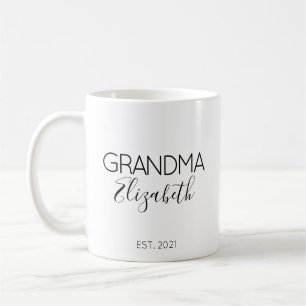 Cadeau aankondiging zwangerschap oma naam koffiemok