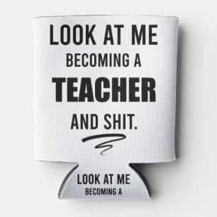 Cadeau Afstudeerdocent Fun Shirt Voor Docenten Blikjeskoeler