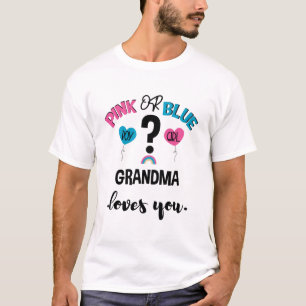Cadeau Baby Geslacht Bekendmaken Roze Of Blauwe Om T-shirt