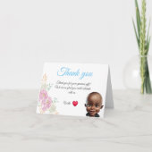 Cadeau baby-kaart bedankkaart (Voorkant)