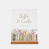 Cadeau Baby Shower Acryl Bord (Voorkant)