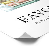 Cadeau baby shower - Favoren Poster (Hoek)
