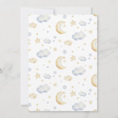 Cadeau Baby Shower Geslacht Reveal Maan Sterren Ui Kaart (Achterkant)