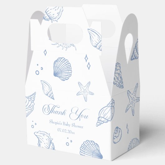 Cadeau baby shower kust bedankt bedankdoosjes (Geopend)