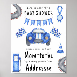 Cadeau baby shower voor aanstaande moeder poster