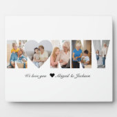 Cadeau babysitter fotocollage voor oma fotoplaat (Voorkant)