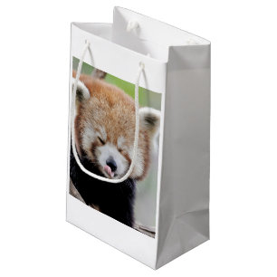 Cadeau Bag Foto rode panda , dieren 0269. Klein Cadeauzakje
