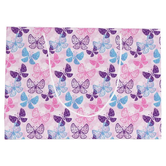 Cadeau Bag-Vlinders Groot Cadeauzakje (Achterkant)