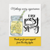 cadeau bedankje personeel vrijwilliger klant  briefkaart (Voorkant)