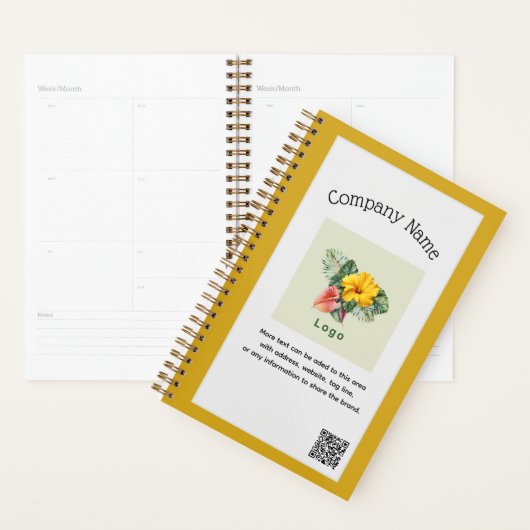Cadeau bedrijfslogo Merchandise QR-code planner (Display)
