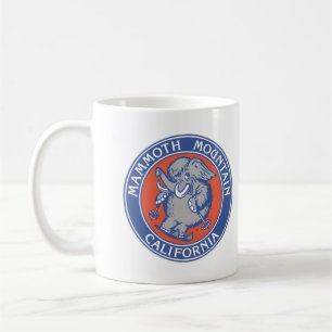 Cadeau bergen skioord Mammoth Mountain uit het ver Koffiemok