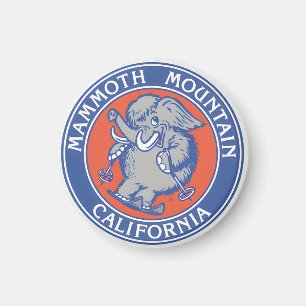 Cadeau bergen skioord Mammoth Mountain uit het ver Magneet