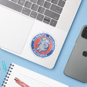 Cadeau bergen van het Mammoth Mountain-skigebied u Sticker (Laptop met iPhone)