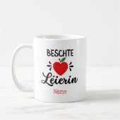 Cadeau "Beschte Léierin" Koffiemok (Links)