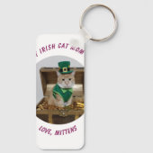 Cadeau Beste Moeder Kat gepersonaliseerd Kat Foto Sleutelhanger (Achterkant)