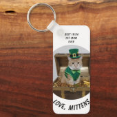 Cadeau Beste Moeder Kat gepersonaliseerd Kat Foto Sleutelhanger (Voorkant)
