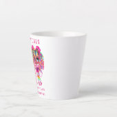 Cadeau beste vriendin voor meisjes, Magische eenho Latte Mok (Voorkant)