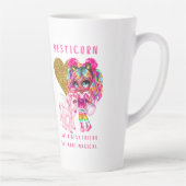 Cadeau beste vriendin voor meisjes, Magische eenho Latte Mok (Rechts)