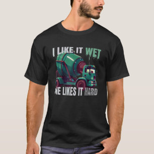 Cadeau betonmixer voor vrachtwagenchauffeur t-shirt