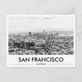 Cadeau bij vertrek met San Francisco-skyline Briefkaart