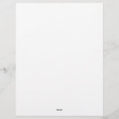 Cadeau-bingospel voor babyfeestje briefhoofd (Achterkant)