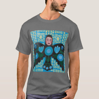 Cadeau blauwe vogel vriend t-shirt