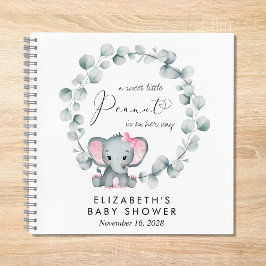Cadeau Boek voor Baby Meisje Shower met Olifant Eu