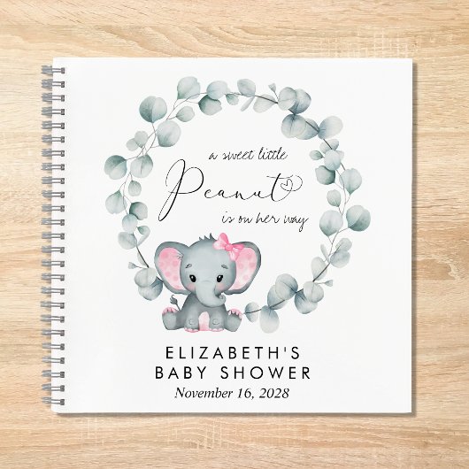 Cadeau Boek voor Baby Meisje Shower met Olifant Eu