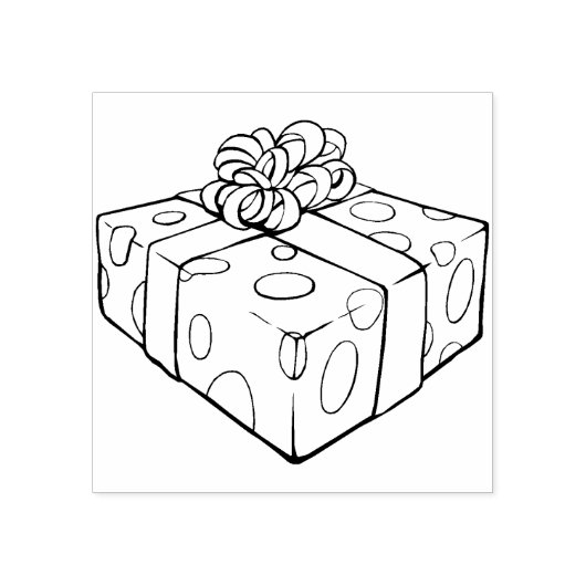 cadeau cadeau kunststempel rubberstempel (Afrduk)