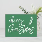 Cadeau Certificaat Kerst Modern Script (Staand voorkant)