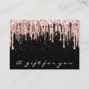 Cadeau Certificate Makeup Lash Hair Nails Confetti Visitekaartje