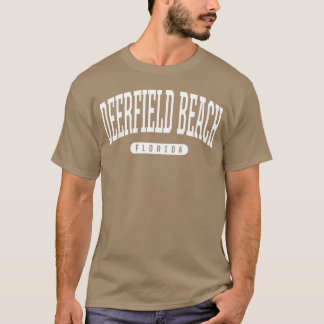 Cadeau College Style Deerfield Beach Florida T-shirt