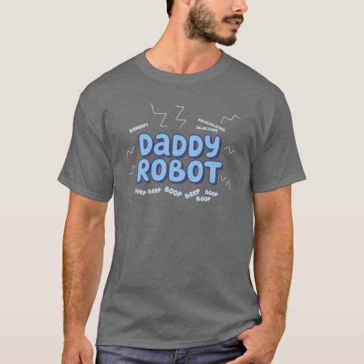Cadeau Daddy Robot T-shirt (Voorkant)