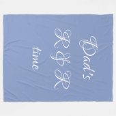 Cadeau "Dad's R & R tijd" Pluche Gezellige Fleece  Deken (Voorkant (Horizontaal))