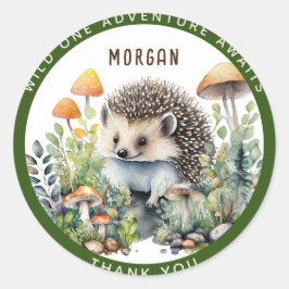 Cadeau Dankjewel Geschenken Decoratie Bosdieren Ba Ronde Sticker