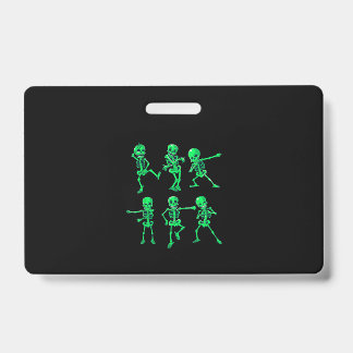 Cadeau Dans | Halloween Dansende Skeletten Dans Ca Badge