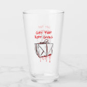 CADEAU DAT BLEEF GEVEN - OFFICIËLE FILM PINT GLASS GLAS (Achterkant)