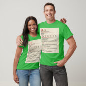 Cadeau DD Dad Stat Block T-shirt (Unisex)