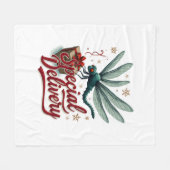 Cadeau Delivery Dragonfly Fleece Deken (Voorkant (Horizontaal))