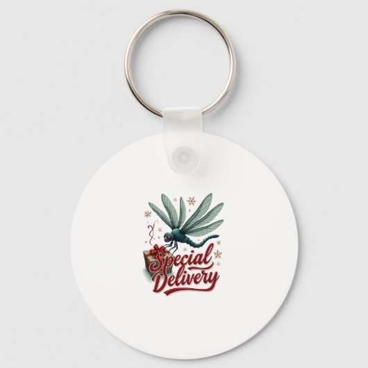 Cadeau Delivery Dragonfly Sleutelhanger (Voorkant)