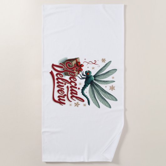 Cadeau Delivery Dragonfly Strandlaken (Voorkant)