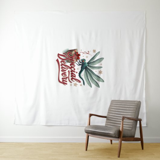 Cadeau Delivery Dragonfly Wandkleed (In Situ (horizontaal))