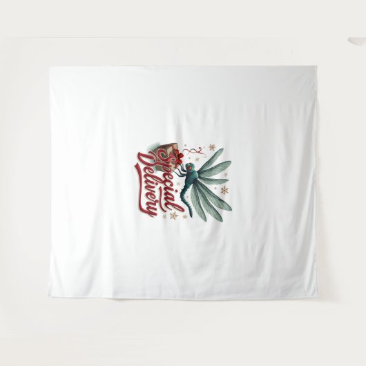 Cadeau Delivery Dragonfly Wandkleed (Voorkant (horizontaal))